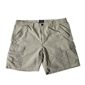 Realtree Fishing Mens XL 40 42 Tan Khaki Nylon Cargo‎ Shorts  Outdoor Gorpcore